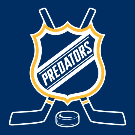 Hockey Nashville Predators Logo iron on paper